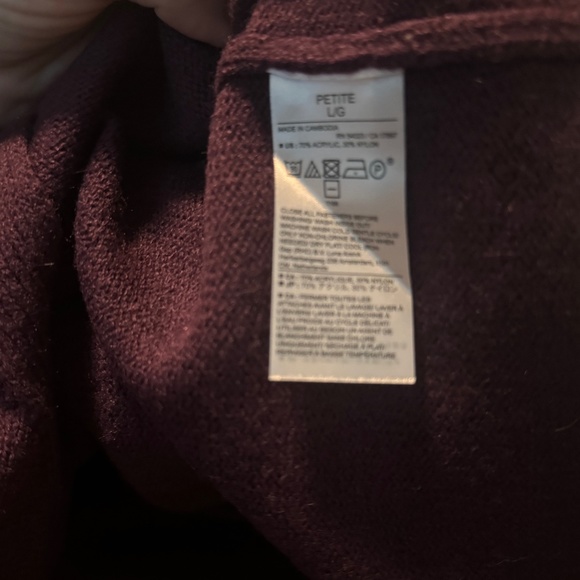 Banana Republic Factory - WRAP KNEE-LENGTH SWEATER DRESS Lp - Picture 2 of 3